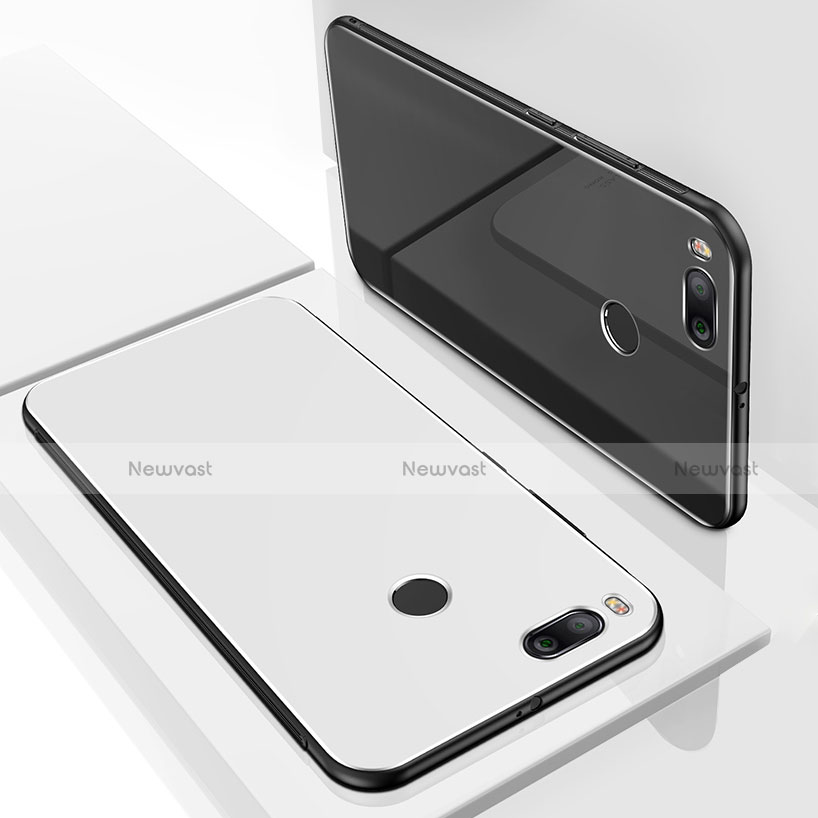 Silicone Frame Mirror Case Cover for Xiaomi Mi A1