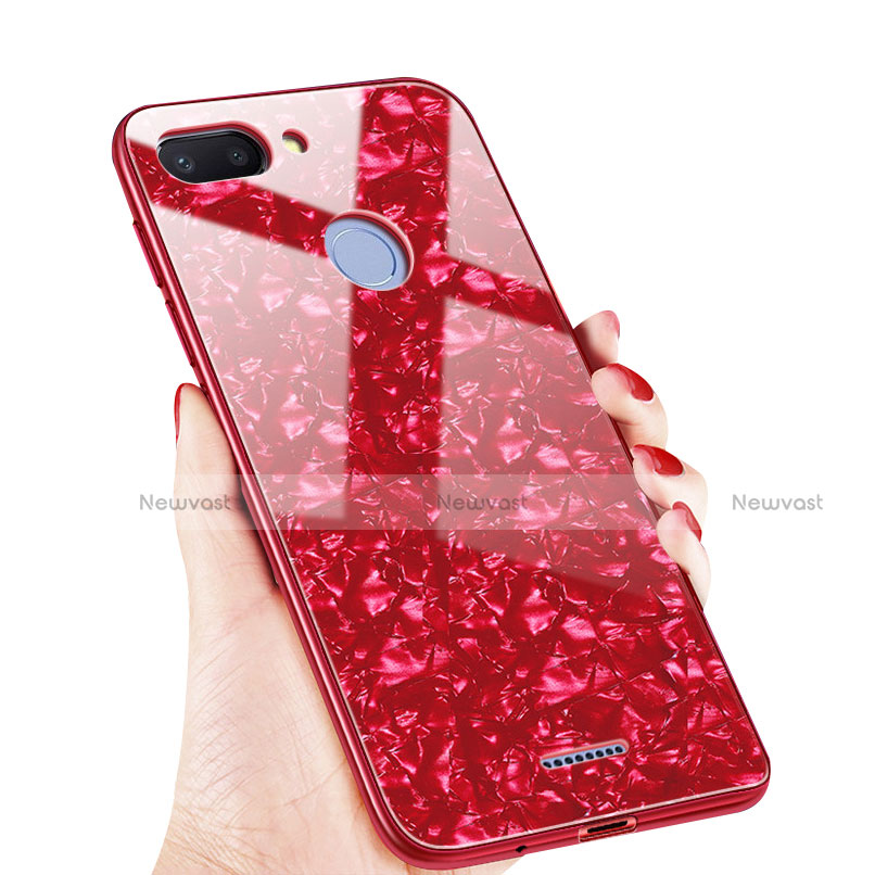 Silicone Frame Mirror Case Cover for Xiaomi Redmi 6