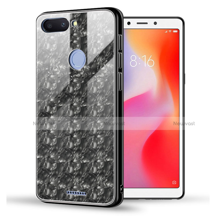 Silicone Frame Mirror Case Cover for Xiaomi Redmi 6