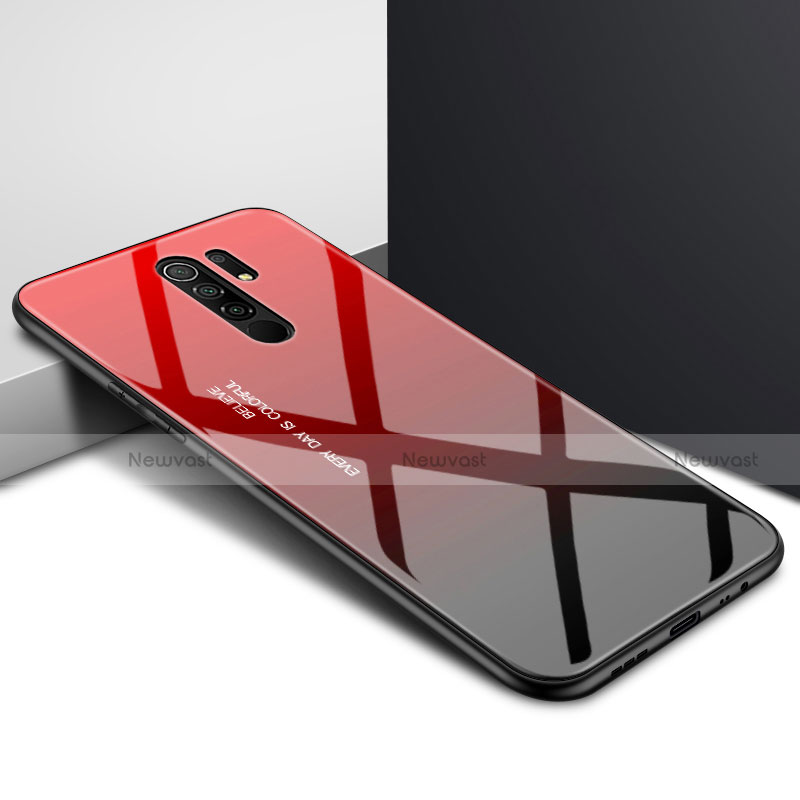 Silicone Frame Mirror Case Cover for Xiaomi Redmi 9