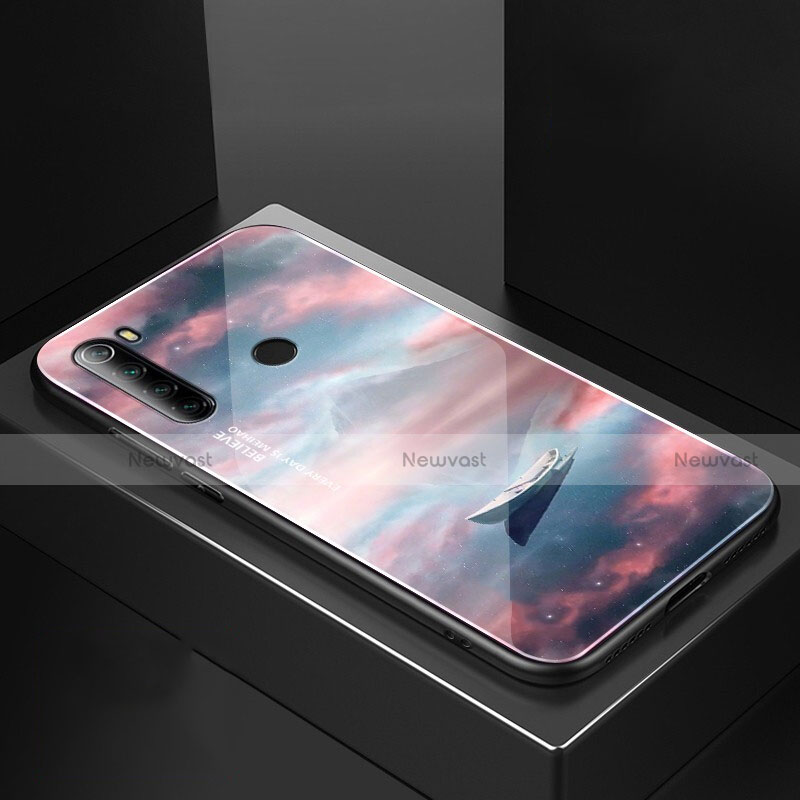 Silicone Frame Mirror Case Cover for Xiaomi Redmi Note 8 (2021) Mixed
