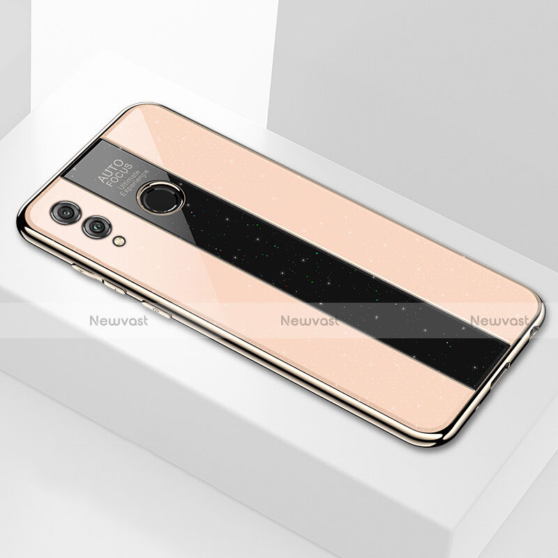 Silicone Frame Mirror Case Cover M01 for Huawei Honor 8X Max Gold