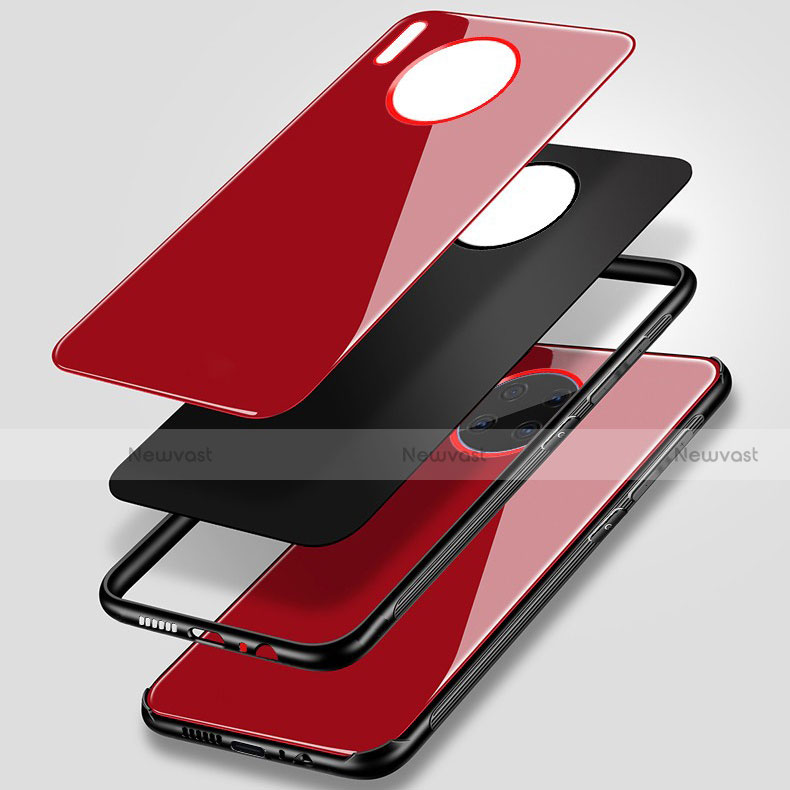 Silicone Frame Mirror Case Cover M01 for Huawei Mate 30E Pro 5G
