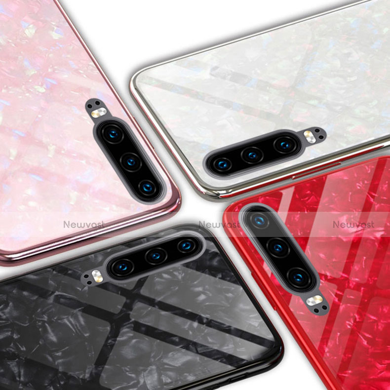 Silicone Frame Mirror Case Cover M01 for Huawei P30