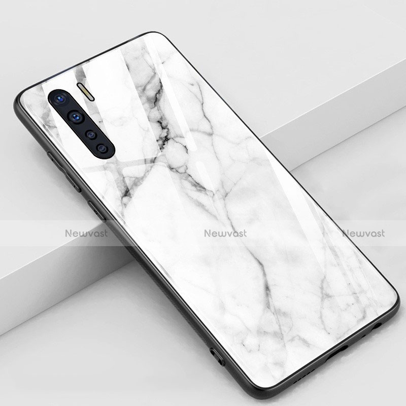 Silicone Frame Mirror Case Cover M01 for Oppo A91