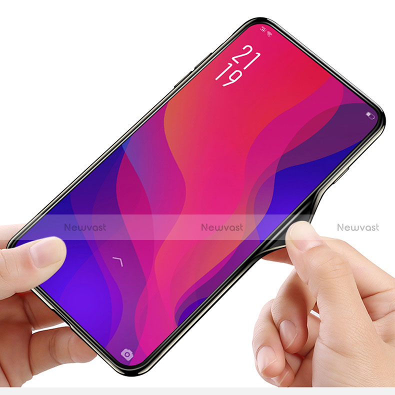 Silicone Frame Mirror Case Cover M01 for Oppo Find X Super Flash Edition
