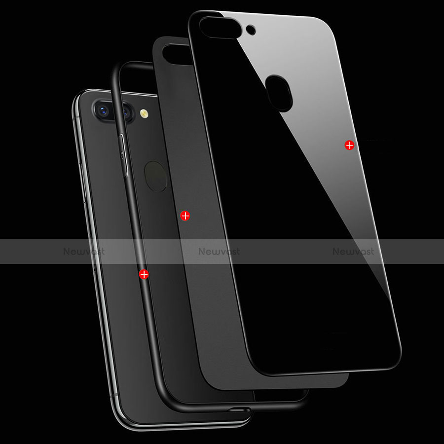 Silicone Frame Mirror Case Cover M01 for Oppo R17 Neo