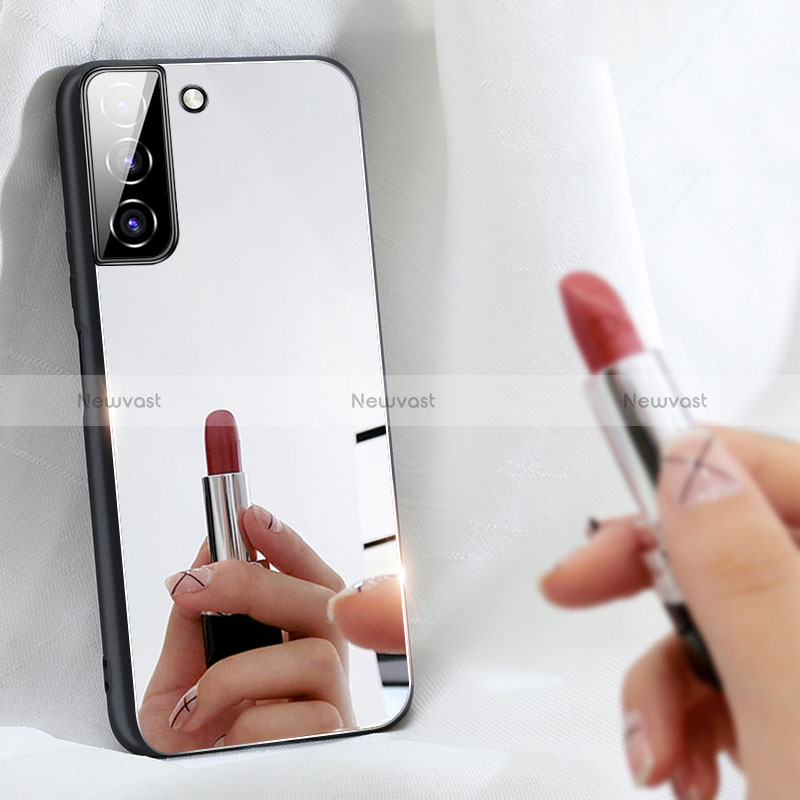 Silicone Frame Mirror Case Cover M01 for Samsung Galaxy S24 Plus 5G