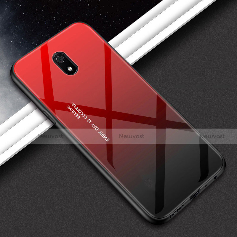 Silicone Frame Mirror Case Cover M01 for Xiaomi Redmi 8A