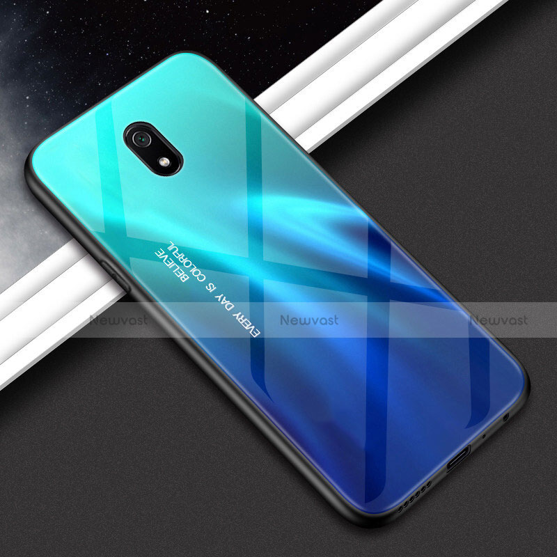 Silicone Frame Mirror Case Cover M01 for Xiaomi Redmi 8A