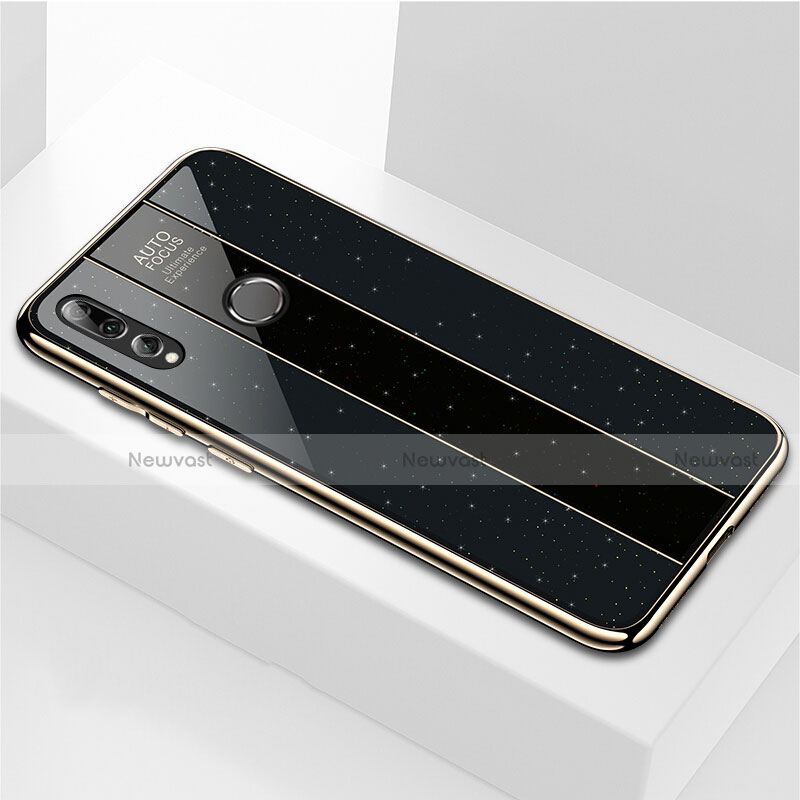 Silicone Frame Mirror Case Cover M02 for Huawei Enjoy 9s Black
