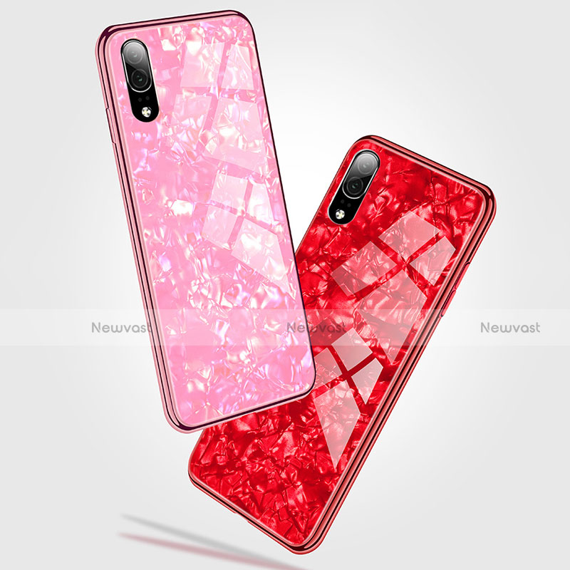Silicone Frame Mirror Case Cover M02 for Huawei P20