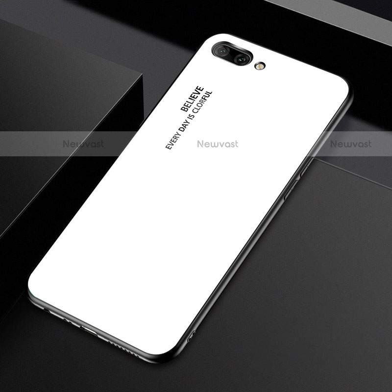 Silicone Frame Mirror Case Cover M02 for Oppo A12e