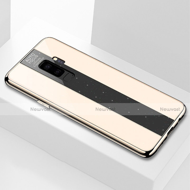 Silicone Frame Mirror Case Cover M02 for Samsung Galaxy S9 Plus