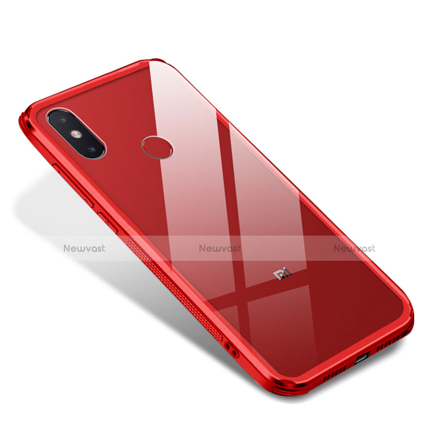 Silicone Frame Mirror Case Cover M02 for Xiaomi Mi 8