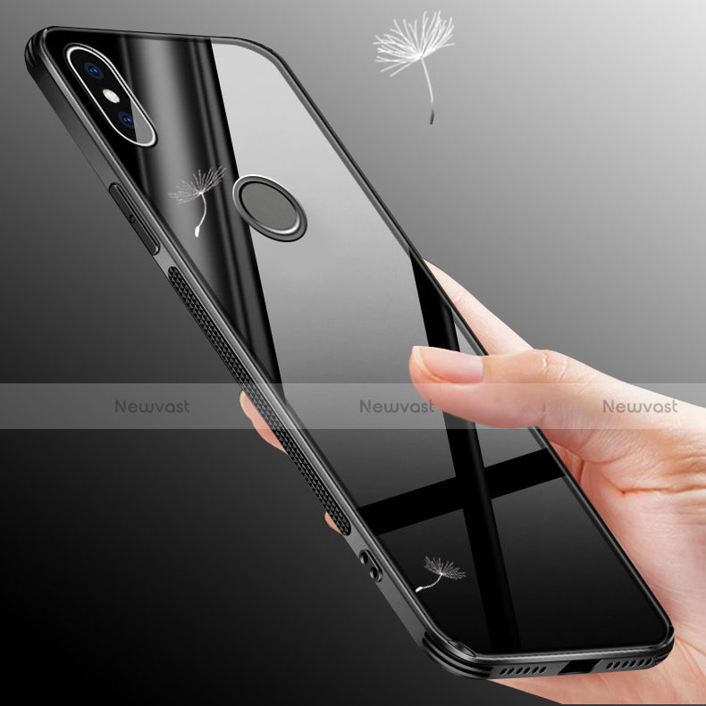 Silicone Frame Mirror Case Cover M02 for Xiaomi Mi 8