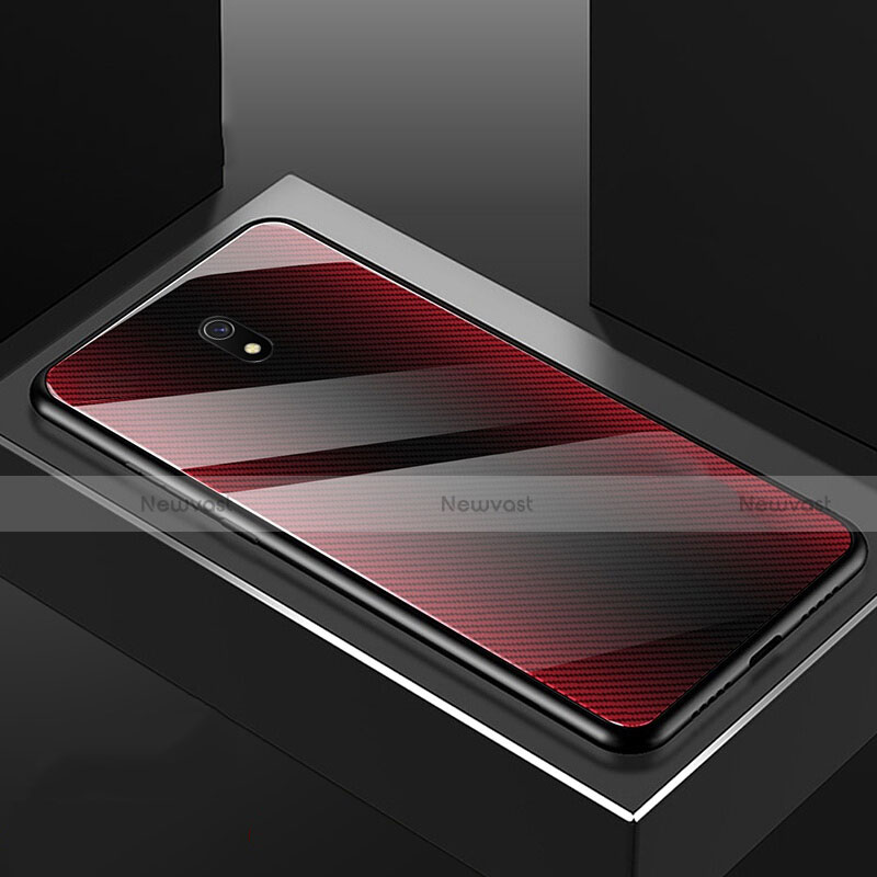 Silicone Frame Mirror Case Cover M02 for Xiaomi Redmi 8A