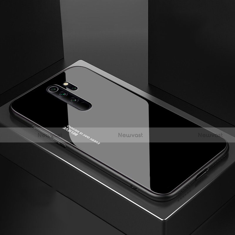 Silicone Frame Mirror Case Cover M02 for Xiaomi Redmi Note 8 Pro