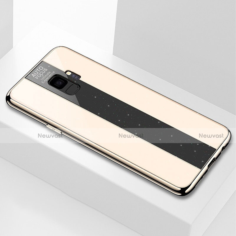 Silicone Frame Mirror Case Cover M03 for Samsung Galaxy S9