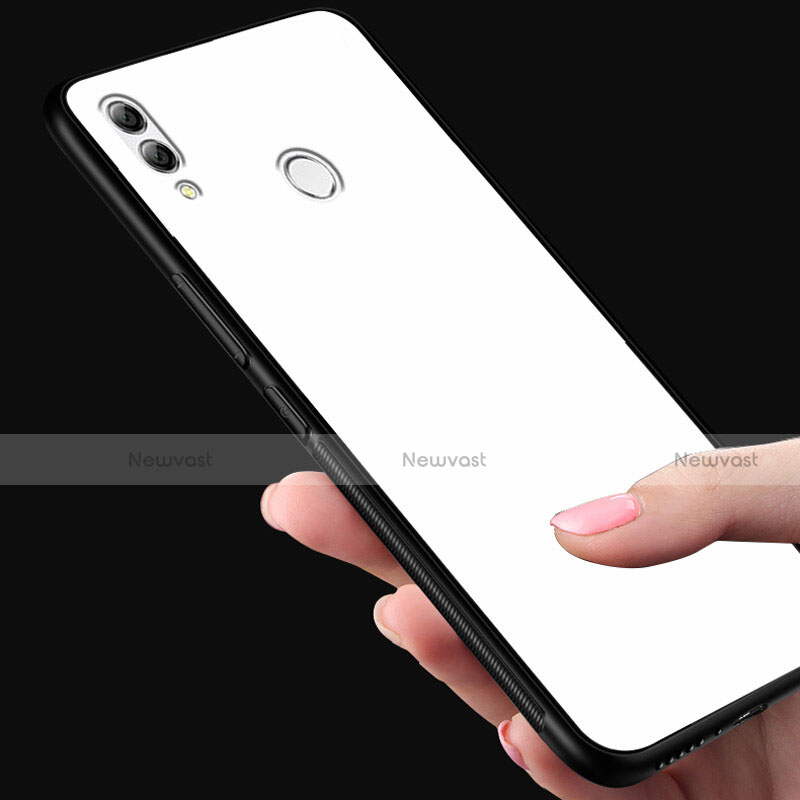 Silicone Frame Mirror Case Cover M05 for Huawei Enjoy 9 Plus