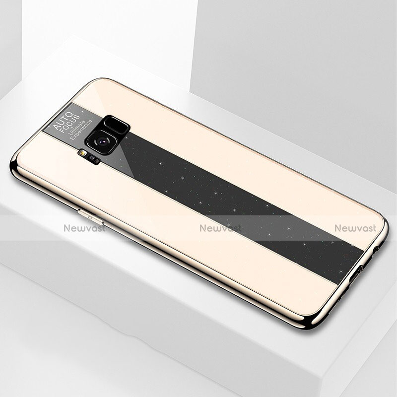 Silicone Frame Mirror Case Cover S01 for Samsung Galaxy S8