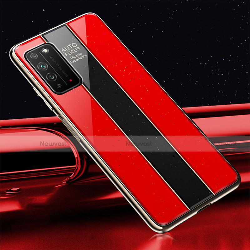 Silicone Frame Mirror Case Cover T01 for Huawei Honor X10 5G