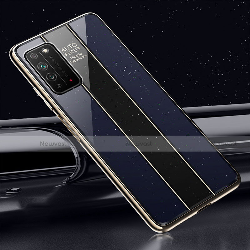 Silicone Frame Mirror Case Cover T01 for Huawei Honor X10 5G