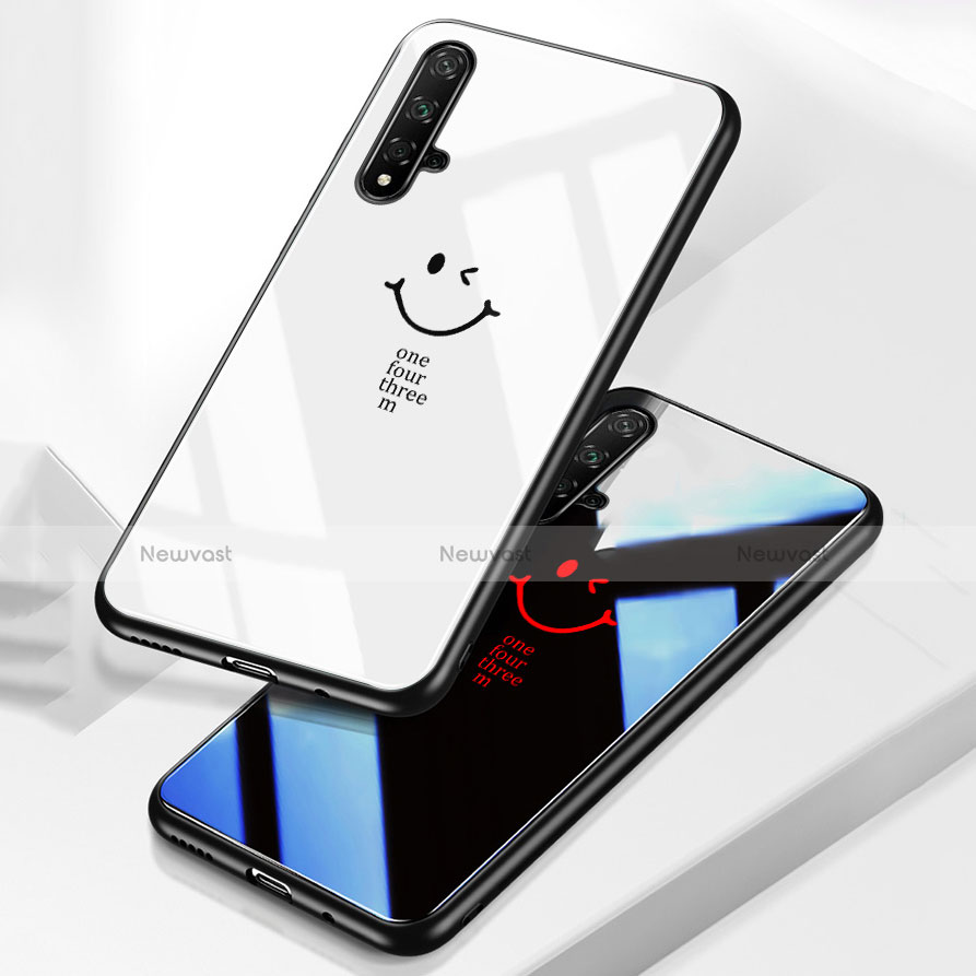 Silicone Frame Mirror Case Cover T01 for Huawei Nova 5T