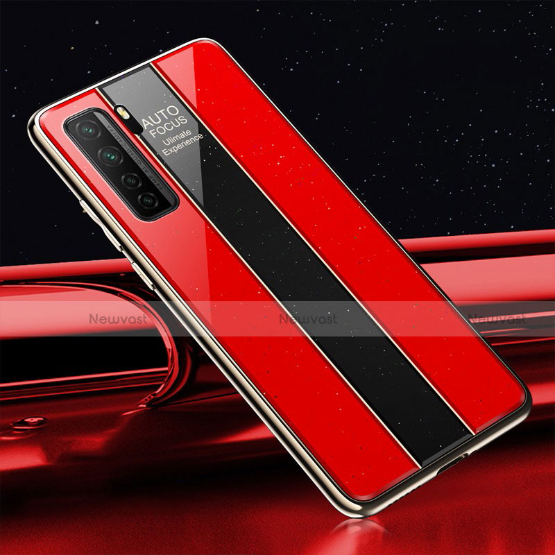 Silicone Frame Mirror Case Cover T01 for Huawei Nova 7 SE 5G