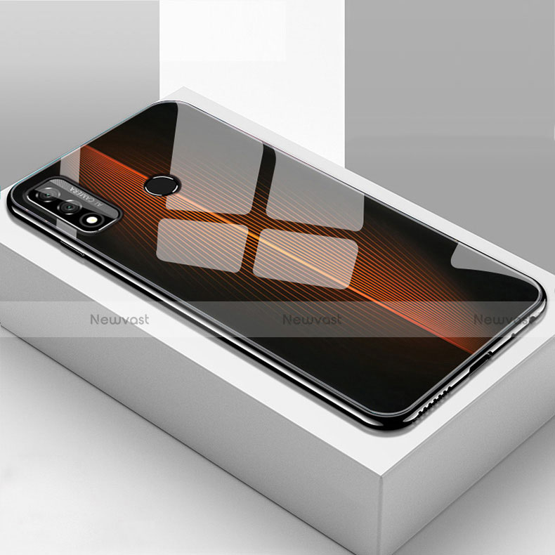Silicone Frame Mirror Case Cover T01 for Huawei Nova Lite 3 Plus