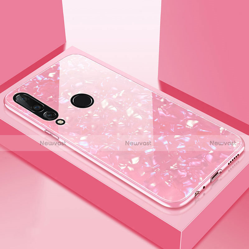 Silicone Frame Mirror Case Cover T01 for Huawei P30 Lite