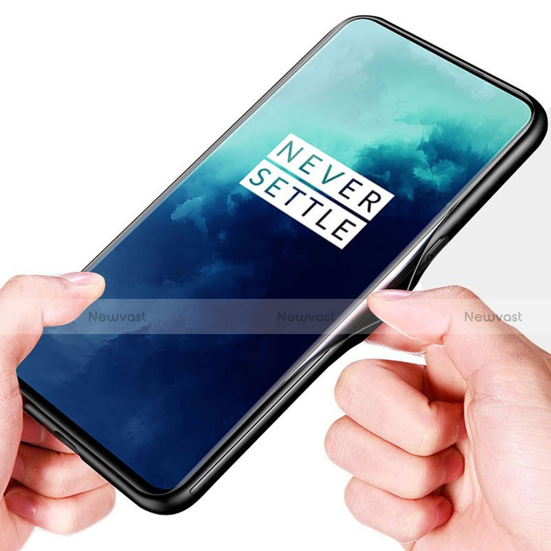 Silicone Frame Mirror Case Cover T01 for OnePlus 7T Pro