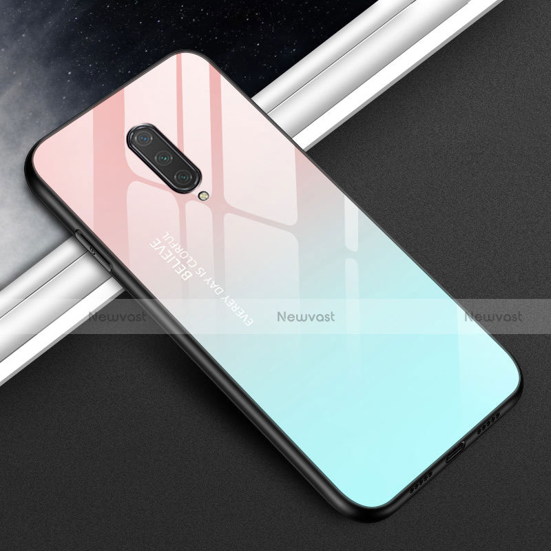 Silicone Frame Mirror Case Cover T01 for OnePlus 8