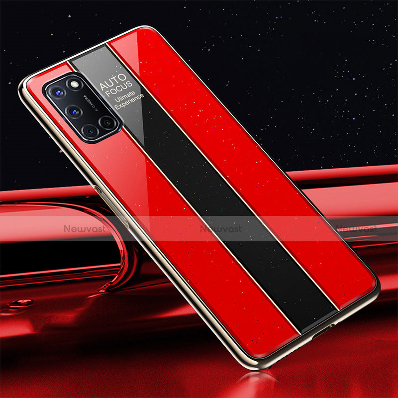 Silicone Frame Mirror Case Cover T01 for Oppo A52