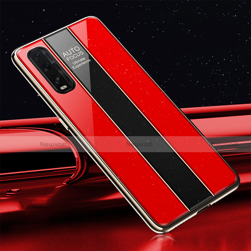 Silicone Frame Mirror Case Cover T01 for Oppo Find X2