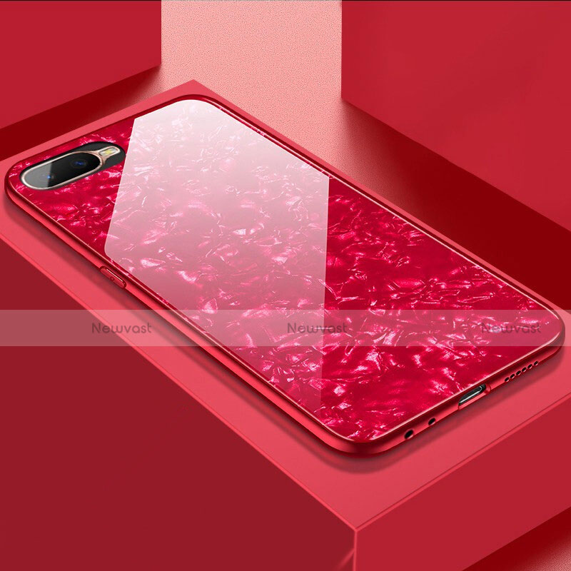 Silicone Frame Mirror Case Cover T01 for Oppo R15X