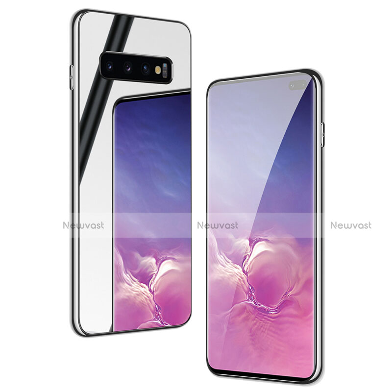 Silicone Frame Mirror Case Cover T01 for Samsung Galaxy S10 Plus
