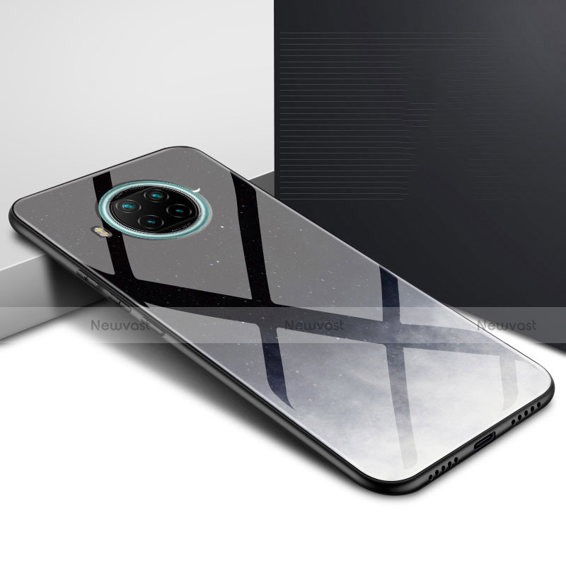 Silicone Frame Mirror Case Cover T01 for Xiaomi Mi 10T Lite 5G Black