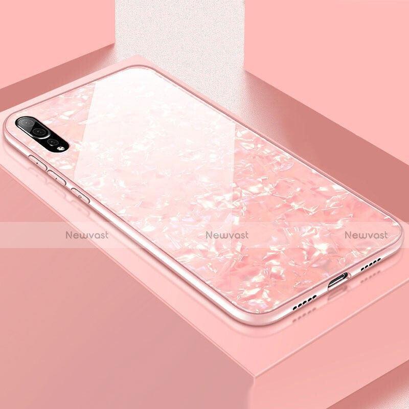 Silicone Frame Mirror Case Cover T02 for Huawei P20 Pro