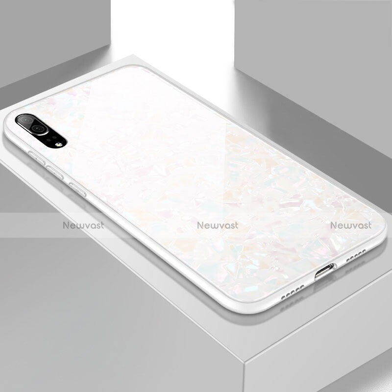 Silicone Frame Mirror Case Cover T02 for Huawei P20 Pro