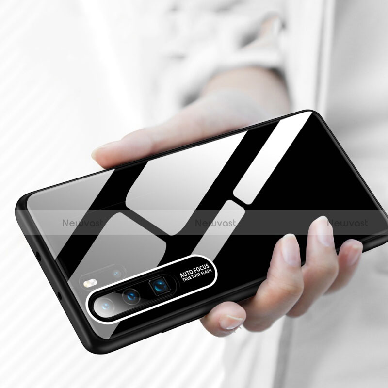 Silicone Frame Mirror Case Cover T02 for Huawei P30 Pro New Edition