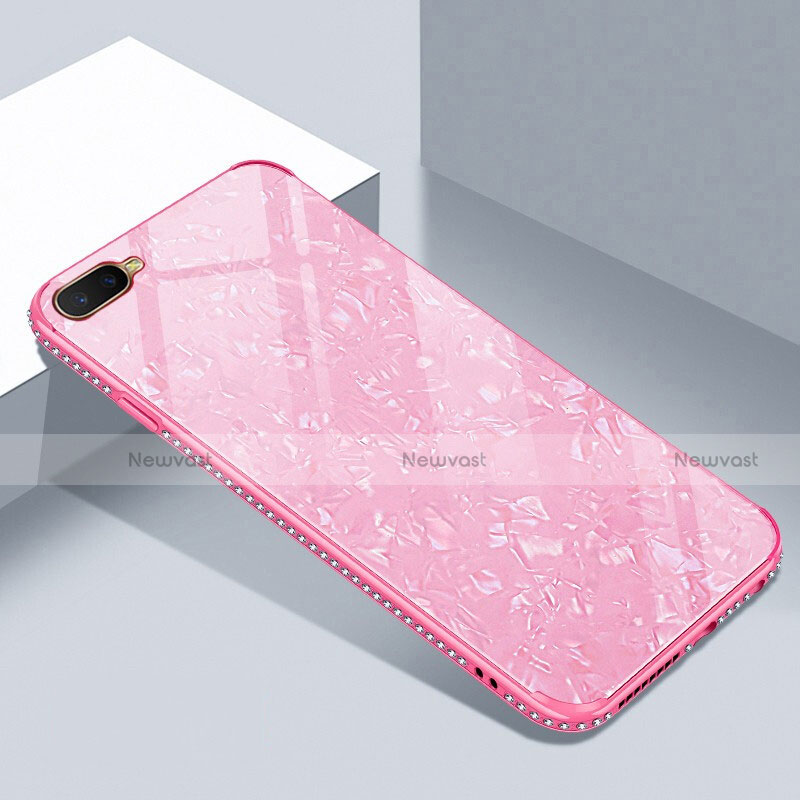 Silicone Frame Mirror Case Cover T02 for Oppo K1
