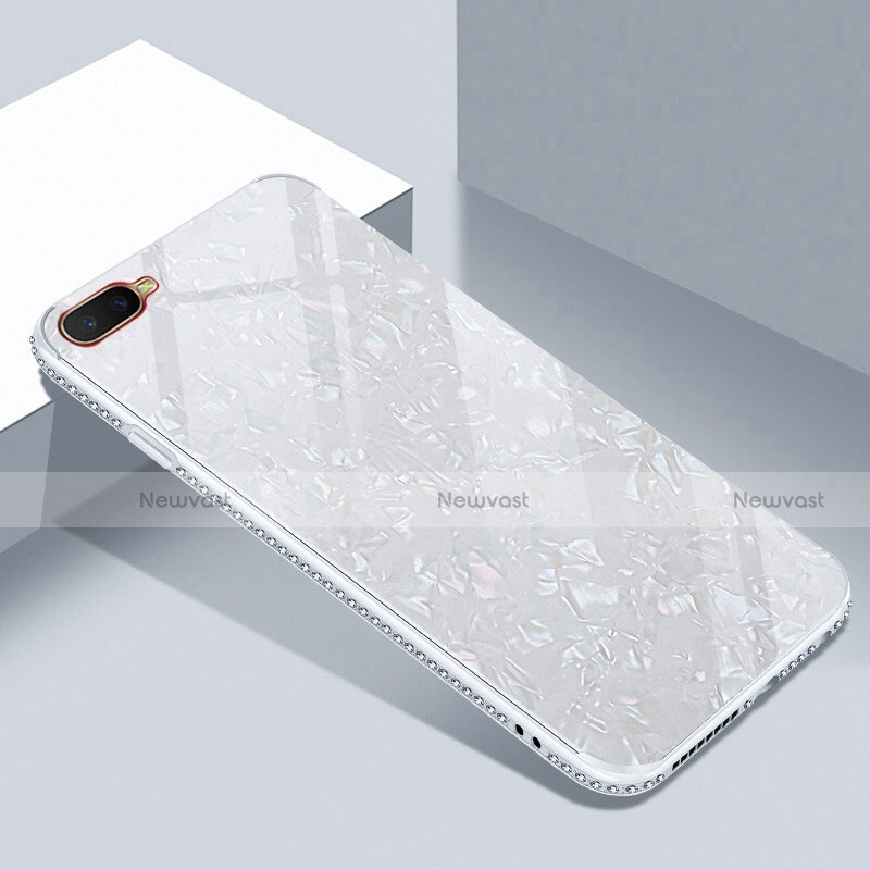 Silicone Frame Mirror Case Cover T02 for Oppo K1