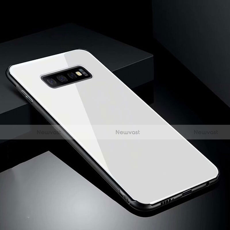 Silicone Frame Mirror Case Cover T02 for Samsung Galaxy S10 Plus