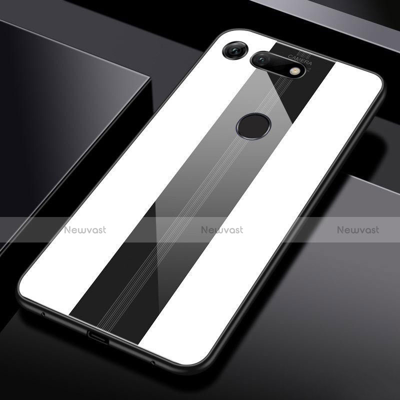 Silicone Frame Mirror Case Cover T03 for Huawei Honor V20