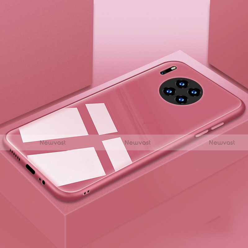 Silicone Frame Mirror Case Cover T03 for Huawei Mate 30