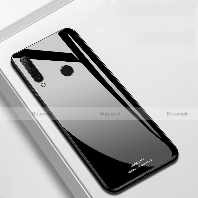 Silicone Frame Mirror Case Cover T03 for Huawei P Smart+ Plus (2019) Black