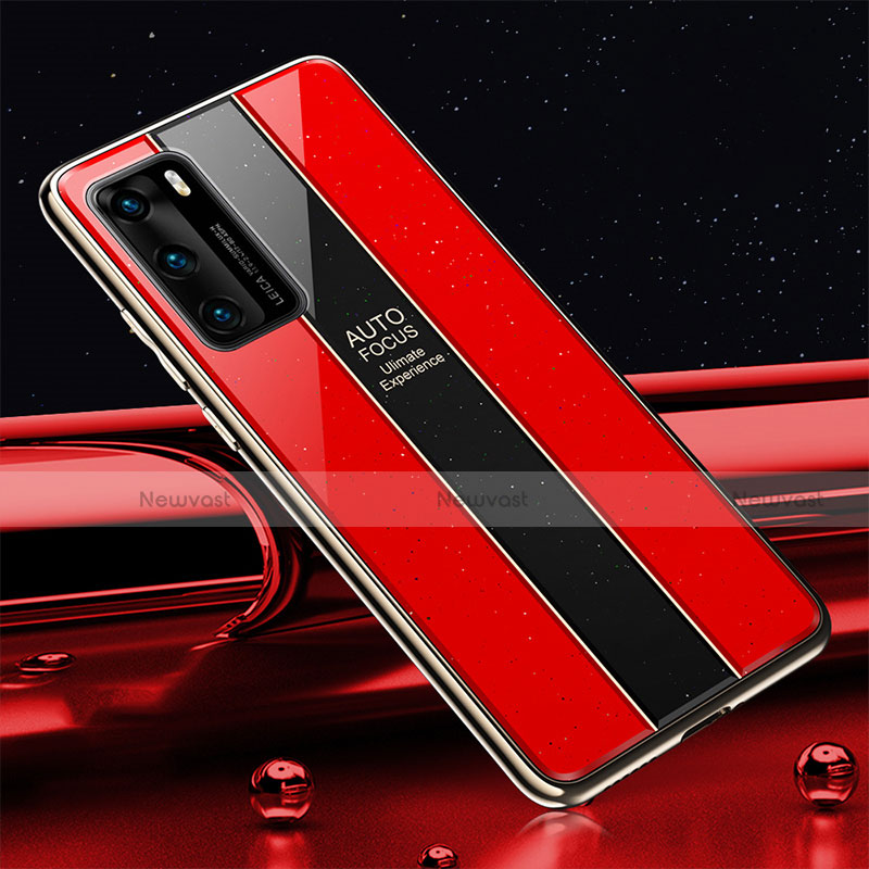 Silicone Frame Mirror Case Cover T03 for Huawei P40