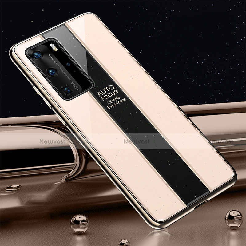 Silicone Frame Mirror Case Cover T04 for Huawei P40 Pro