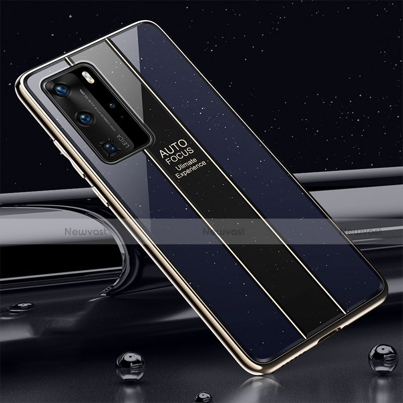 Silicone Frame Mirror Case Cover T04 for Huawei P40 Pro